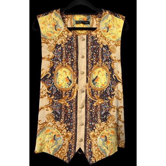Creme De Silk Mens Vest 100% Silk Soft Touch Multi Color Size XL
